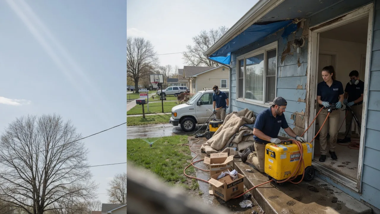 Basement Flood Cleanup in Georgetown, OH near me